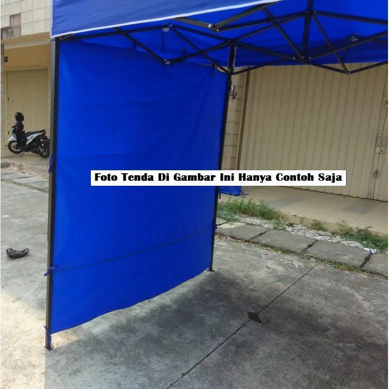 Dinding tenda lipat penutup samping Polos Mika Jendela Pintu TendaHAO