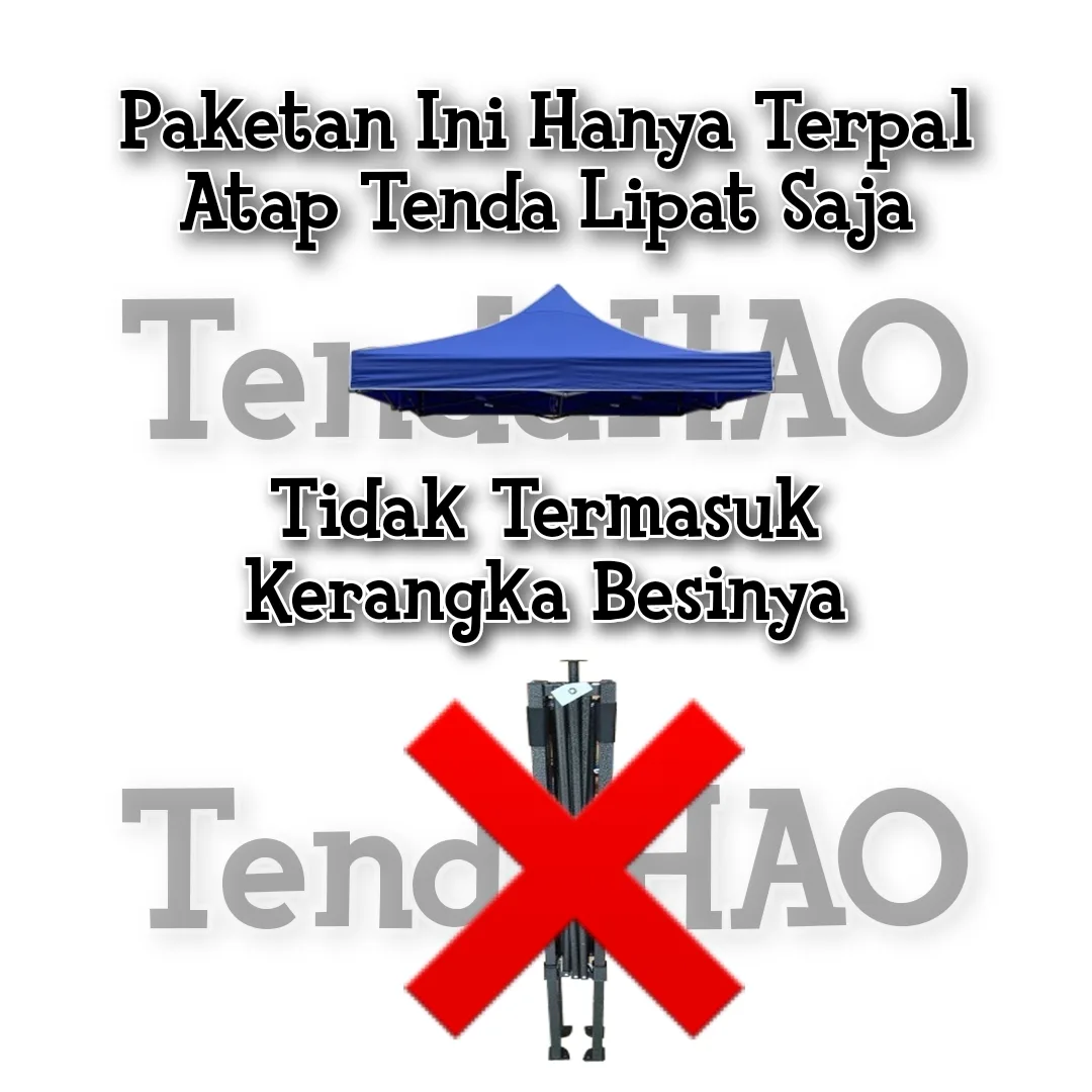 Cara memilih ukuran kain atap tenda lipat