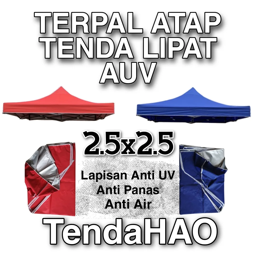 Kain atap tenda 2.5x2.5 UV protection